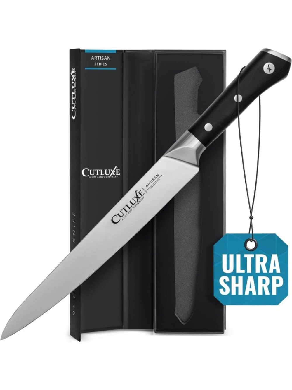 9" Razor Sharp Turkey Carving Knife – Perfect for Meat, Holiday Feasts & BBQs